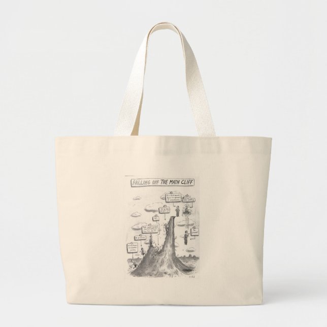 Bolsa Tote Grande O processo da matemática (Frente)