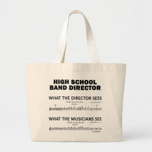 Bolsa Tote Grande O que a banda de segundo grau considera