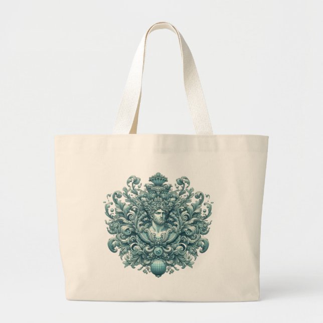 Bolsa Tote Grande O Rei de Aquamarin. (Frente)