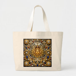 Bolsa Tote Grande O Rei Sol Versalhes francês ornamentado
