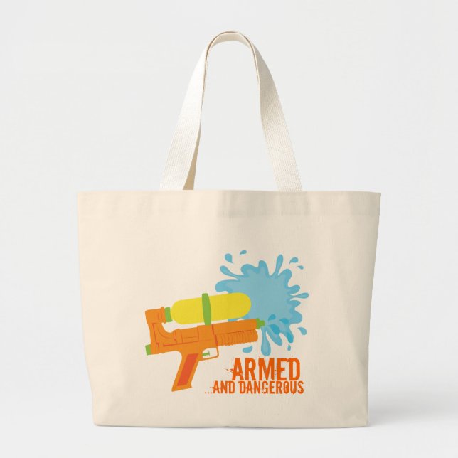 Bolsa Tote Grande O saco dos miúdos personalizados para brinquedos (Frente)