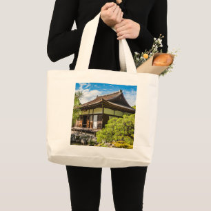 Bolsa Tote Grande O salão principal ou hondo em Ginkaku-Ji