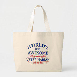 Bolsa Tote Grande O veterinário o mais impressionante do mundo