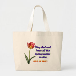 Bolsa Tote Grande Obey God