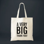 Bolsa Tote Grande obrigado, você toca sacos para favoritos pa<br><div class="desc">Muito grande obrigado para vocês irem a sacos com tipografia de letras grandes. Design de preto e branco para agradecer convidados de casamento, amigos, família, treinador, enfermeiro, professor, chefe, colega de trabalho, funcionários, etc. Faça sua própria mala de gaiola/festa. Bela costume agradecer seus acessórios e suprimentos para festa. Cor de...</div>