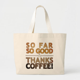 Bolsa Tote Grande Obrigados Café