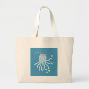 Bolsa Tote Grande Octopus