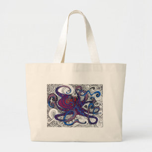 Bolsa Tote Grande octpus!