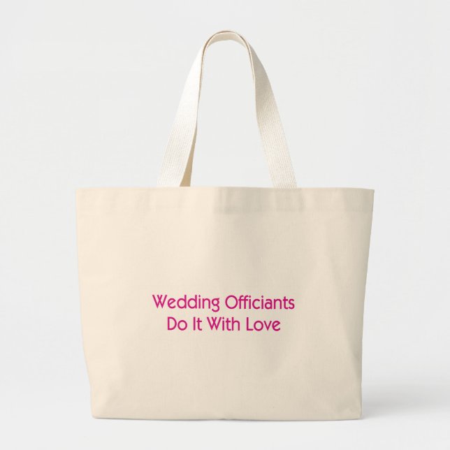 Bolsa Tote Grande Oficiais de Casamento (Frente)