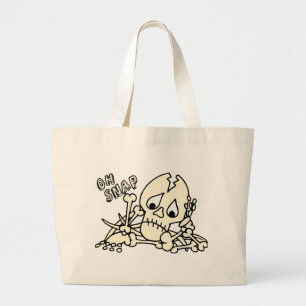 Bolsa Tote Grande Oh esqueleto instantâneo