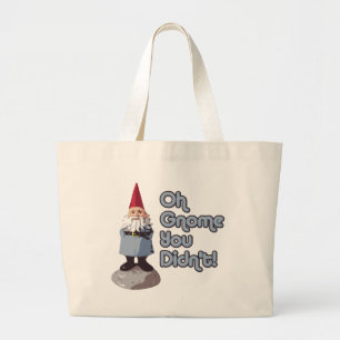 Bolsa Tote Grande Oh gnomo você não fez!