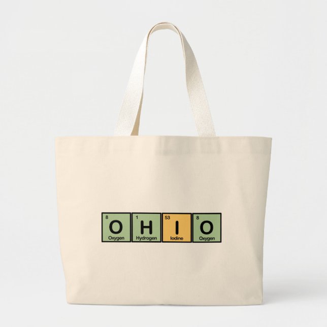 Bolsa Tote Grande Ohio fez dos elementos (Frente)