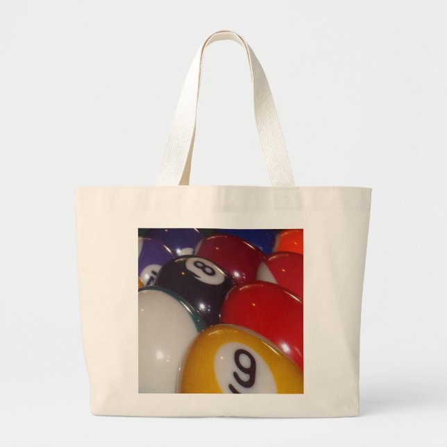 Bolsa Tote Grande Oito As Cores Tradicionais, (Frente)