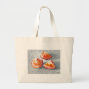 Bolsa Tote Grande Oito De Tomate Salgado Do Mar