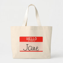 Olá! meu nome é _____Totebag
