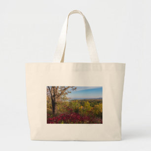 Bolsa Tote Grande olhando para o lago pepin do parque estadual front