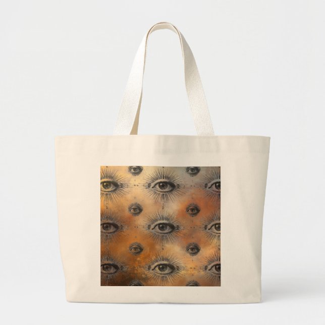 Bolsa Tote Grande Olho que Tudo Vê (Frente)