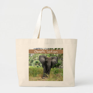 Bolsa Tote Grande Olmoti Safari Elephant Tote Bag