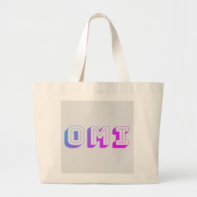 Bolsa Tote Grande Omi - Avó Alemã Tote Bag (Frente)