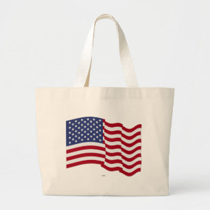Bolsa Tote Grande Onda de Sinalizador Americano