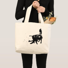Bolsa Tote Grande Onde a Alegria deles se Encontra