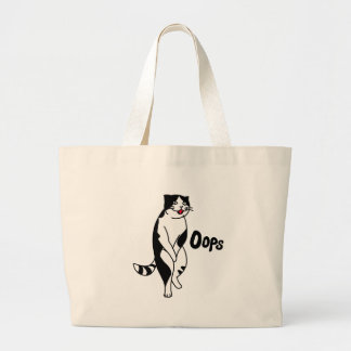Bolsa Tote Grande Oops cat