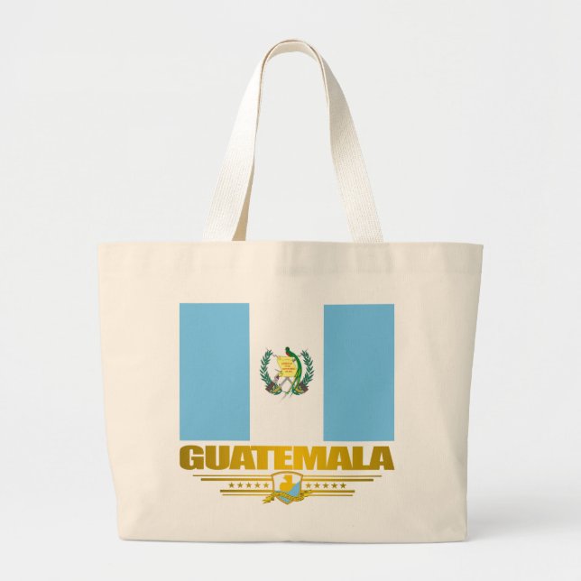 Bolsa Tote Grande Orgulho da Guatemala (Frente)