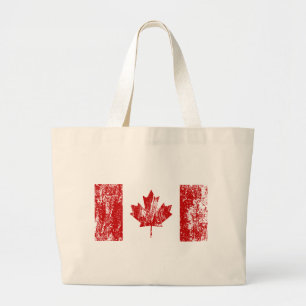 Bolsa Tote Grande Orgulho de Sinalizador do Canadá
