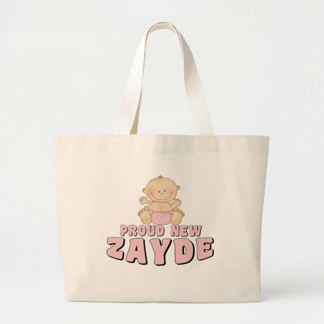 Bolsa Tote Grande Orgulhosa Nova Menina Zayde (Frente)