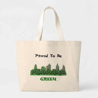 Bolsa Tote Grande Orgulhoso ser saco verde