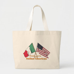 Bolsa Tote Grande Orgulhoso ser um Italiano-Americano
