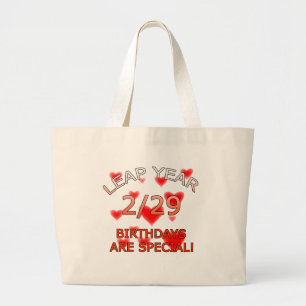 Bolsa Tote Grande Os aniversários do ano de pulo são especiais!