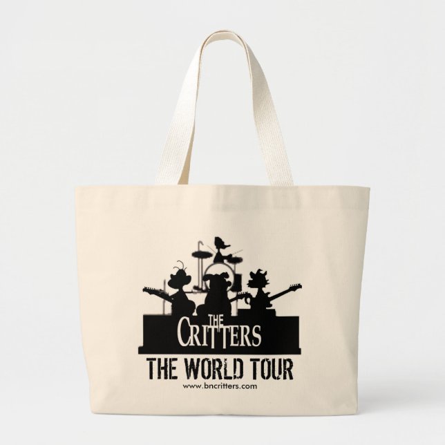 Bolsa Tote Grande Os bichos! SACO (Frente)