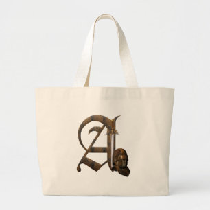 Bolsa Tote Grande Os cavaleiros oxidados rubricam A