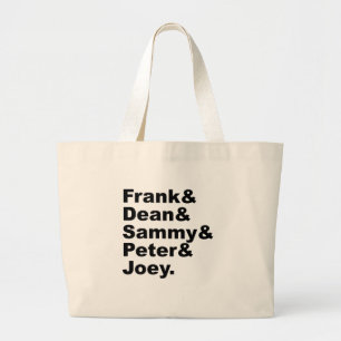 Bolsa Tote Grande Os Cinco Ratos Frank Dean Sammy Joey & Peter