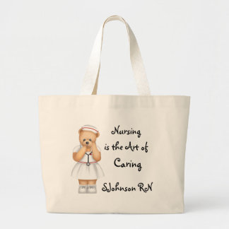Bolsa Tote Grande Os cuidados são a arte do inquietação