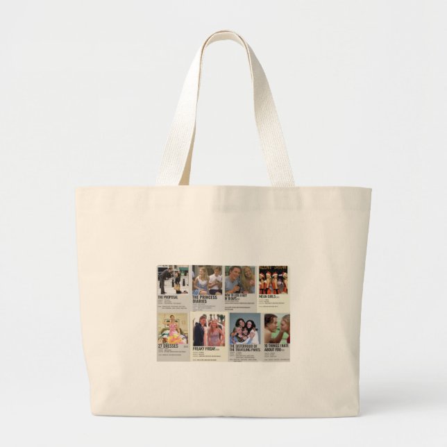 Bolsa Tote Grande Os melhores programas de TV em um saco (Frente)