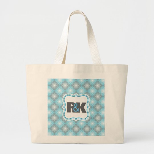 Bolsa Tote Grande Os monogramas dos casais fecham junto