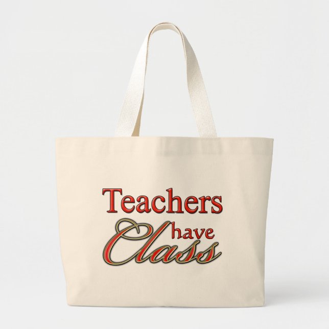 Bolsa Tote Grande Os professores têm Classe-Alaranjado (Frente)