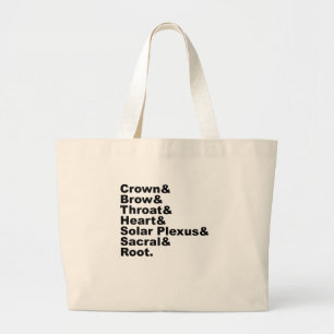 Bolsa Tote Grande Os Sete Chakras do Hinduísmo e Ritual Hindu