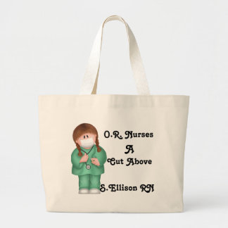 Bolsa Tote Grande OU enfermeiras um corte acima do saco