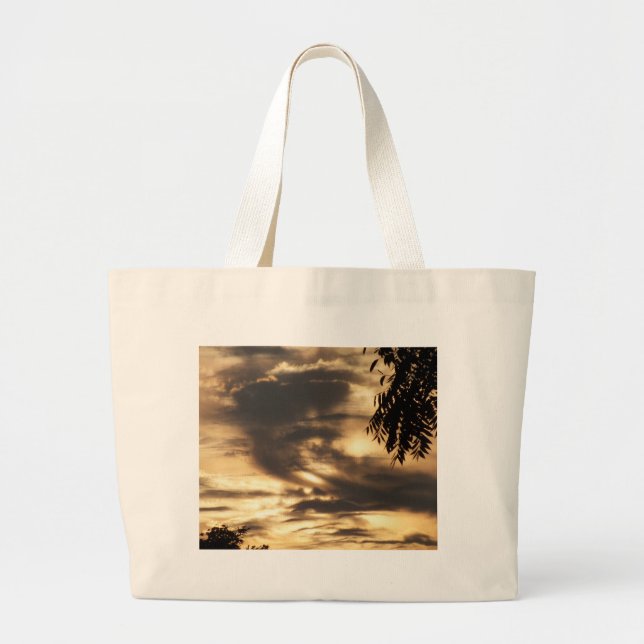 Bolsa Tote Grande Ouro nublado nascente (Frente)