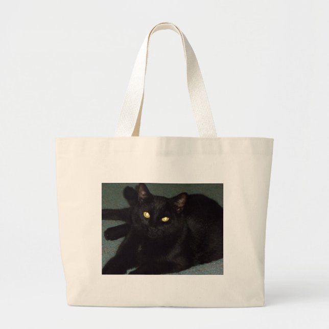 Bolsa Tote Grande Ouro olhos grande saco (Frente)