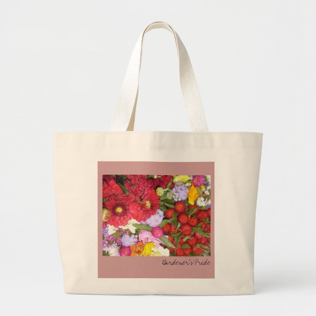 Bolsa Tote Grande P8110077, o orgulho do jardineiro (Frente)