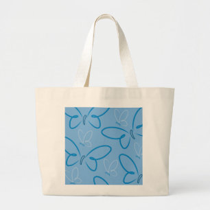 Bolsa Tote Grande Padrão da borboleta