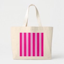 Bolsa Tote Grande Padrão de distribuição rosa e magenta