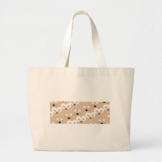 Bolsa Tote Grande Padrão de Gato e Rato