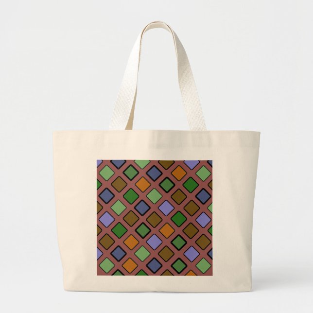 Bolsa Tote Grande Padrão de Telas de Diagnóstico Gráfico em qualquer (Frente)