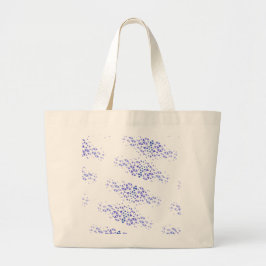 Bolsa Tote Grande Padrão de Triângulo Colorido Único & Citações