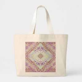 Bolsa Tote Grande Padrão Flor de Vida